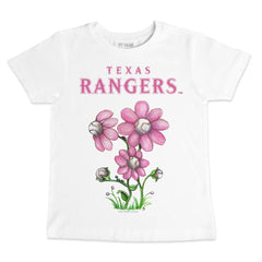 Texas Rangers Tiny Turnip Youth Blooming Baseballs T-Shirt - MLB T-shirts