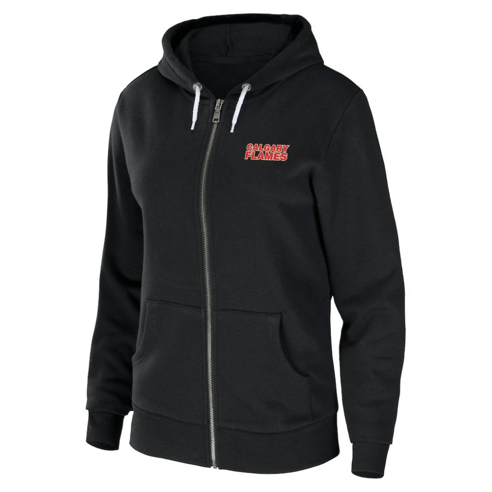 Calgary Flames WEAR by Erin Andrews Women's Sponge Fleece Full-Zip Hoodie -  NHL Hoodies