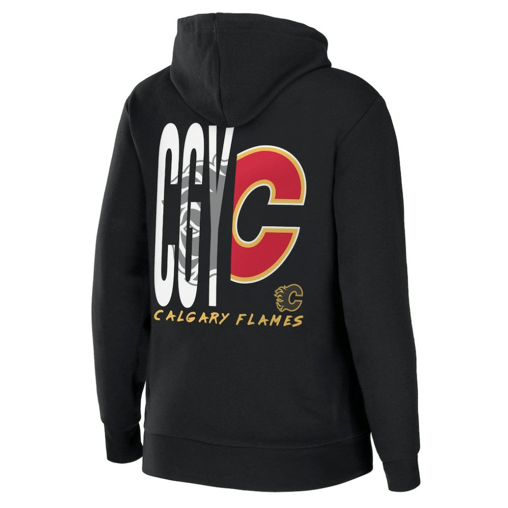 Calgary Flames WEAR by Erin Andrews Women's Sponge Fleece Full-Zip Hoodie -  NHL Hoodies