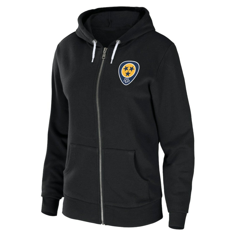 Nashville Predators WEAR by Erin Andrews Women's Sponge Fleece Full-Zip Hoodie -  NHL Hoodies