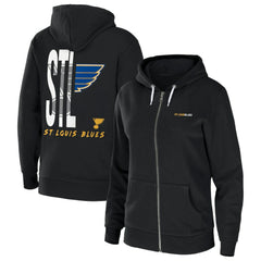 St. Louis Blues WEAR by Erin Andrews Women's Sponge Fleece Full-Zip Hoodie -  NHL Hoodies