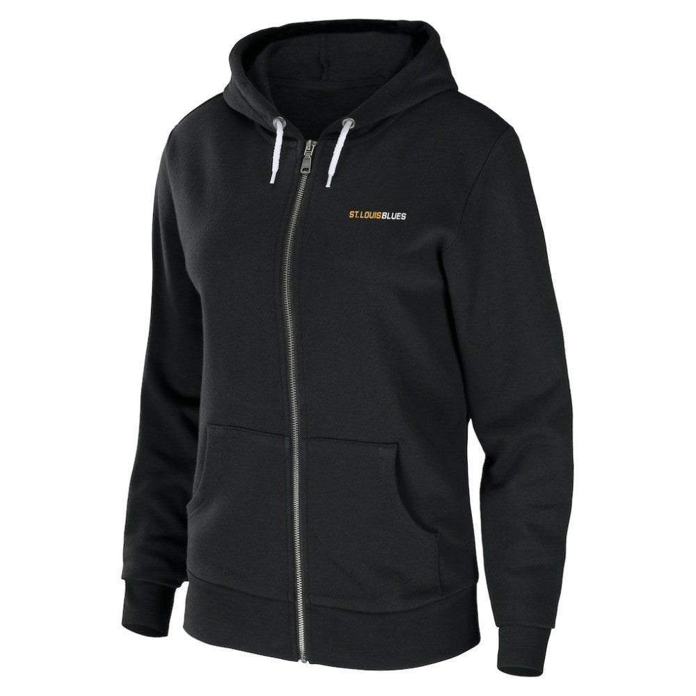 St. Louis Blues WEAR by Erin Andrews Women's Sponge Fleece Full-Zip Hoodie -  NHL Hoodies