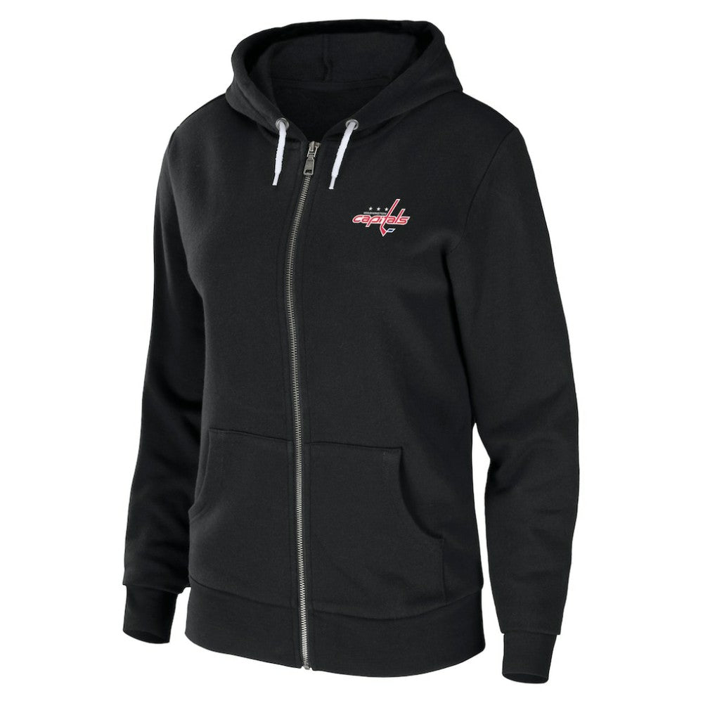 Washington Capitals WEAR by Erin Andrews Women's Sponge Fleece Full-Zip Hoodie -  NHL Hoodies