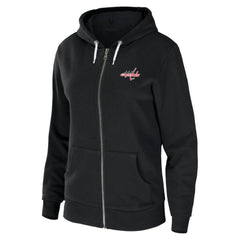 Washington Capitals WEAR by Erin Andrews Women's Sponge Fleece Full-Zip Hoodie -  NHL Hoodies