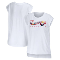 Washington Capitals WEAR by Erin Andrews Women's Greetings From Muscle T-Shirt -  NHL T-shirts