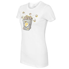 Pittsburgh Pirates Tiny Turnip Women's Popcorn T-Shirt - MLB T-shirts