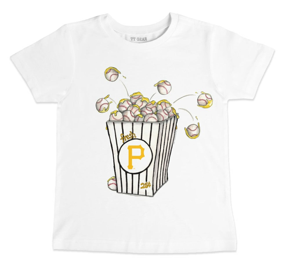 Pittsburgh Pirates Tiny Turnip Youth Popcorn T-Shirt - MLB T-shirts