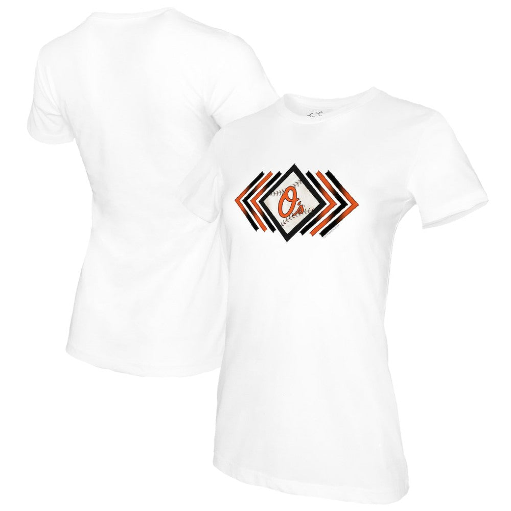 Baltimore Orioles Tiny Turnip Women's Prism Arrows T-Shirt - MLB T-shirts
