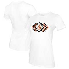 Baltimore Orioles Tiny Turnip Women's Prism Arrows T-Shirt - MLB T-shirts
