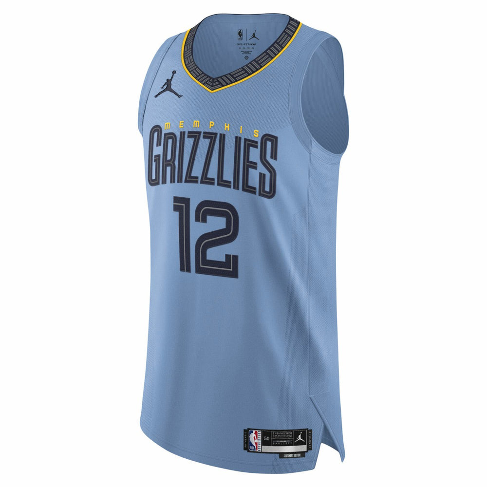 Light Blue Ja Morant Memphis Grizzlies Jordan Brand Authentic Player Jersey | NBA