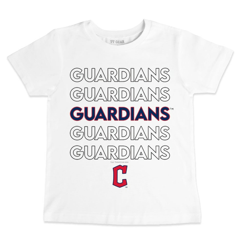 Cleveland Guardians Tiny Turnip Youth Stacked T-Shirt - MLB T-shirts