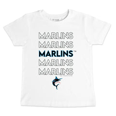 Miami Marlins Tiny Turnip Youth Stacked T-Shirt - MLB T-shirts