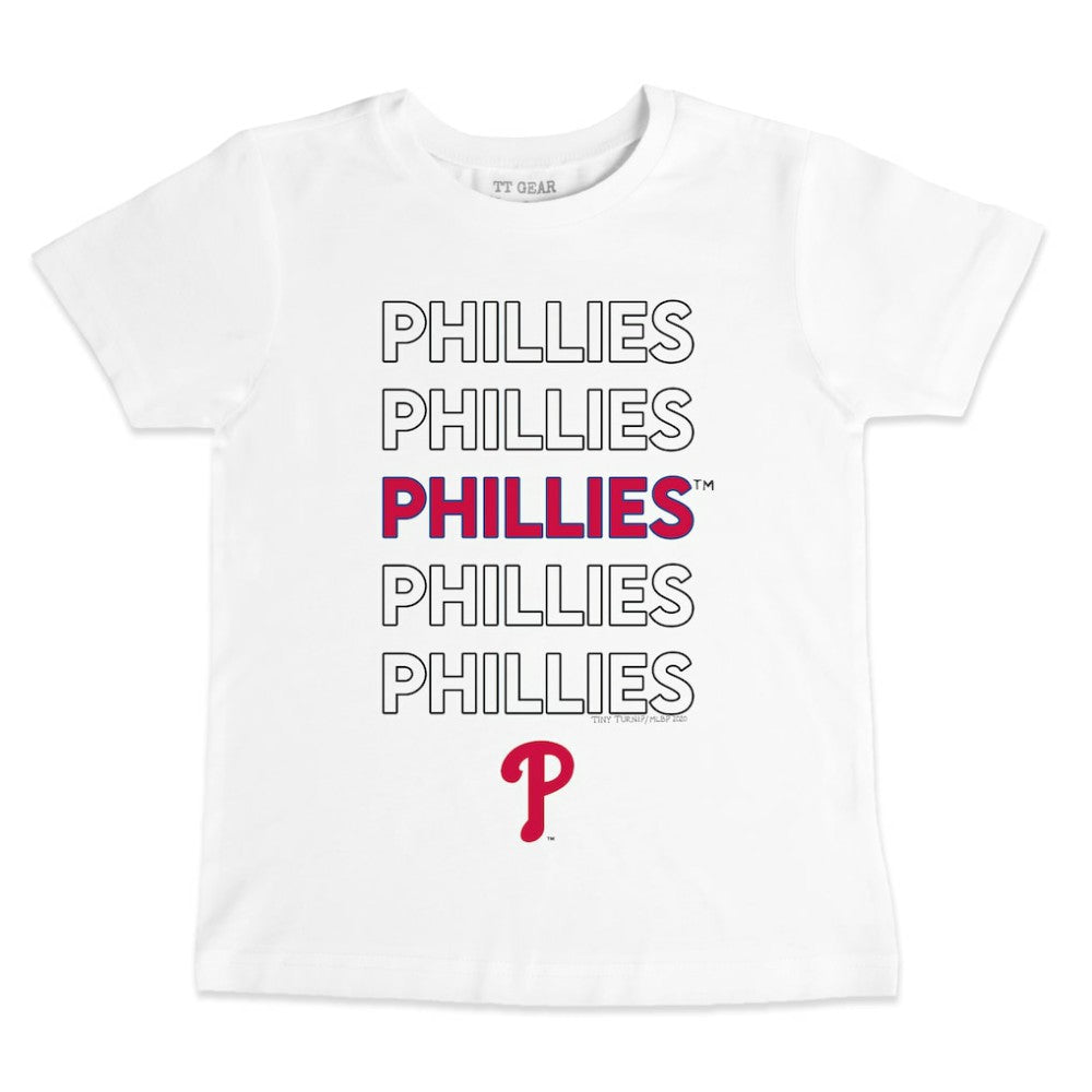 Philadelphia Phillies Tiny Turnip Youth Stacked T-Shirt - MLB T-shirts