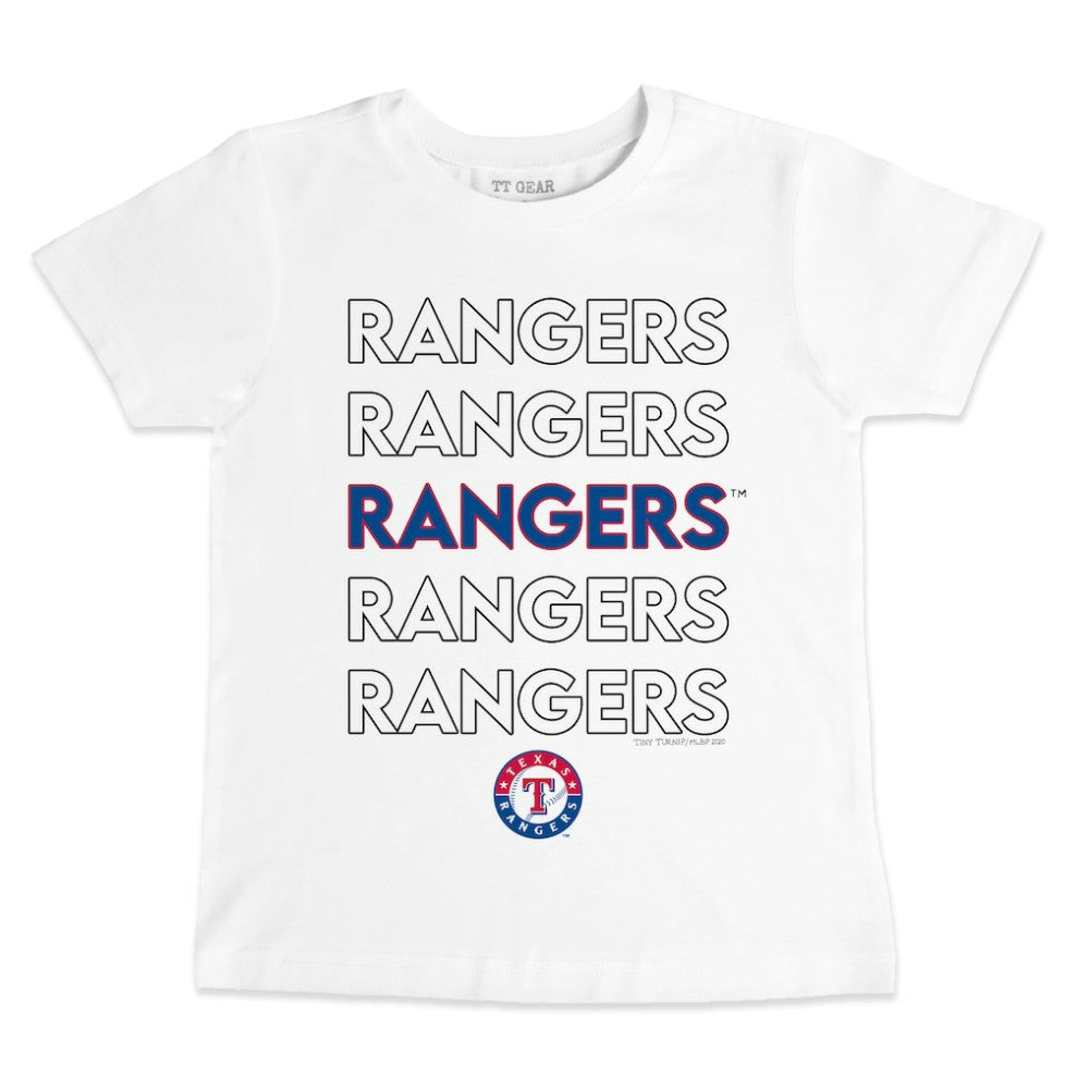Texas Rangers Tiny Turnip Youth Stacked T-Shirt - MLB T-shirts