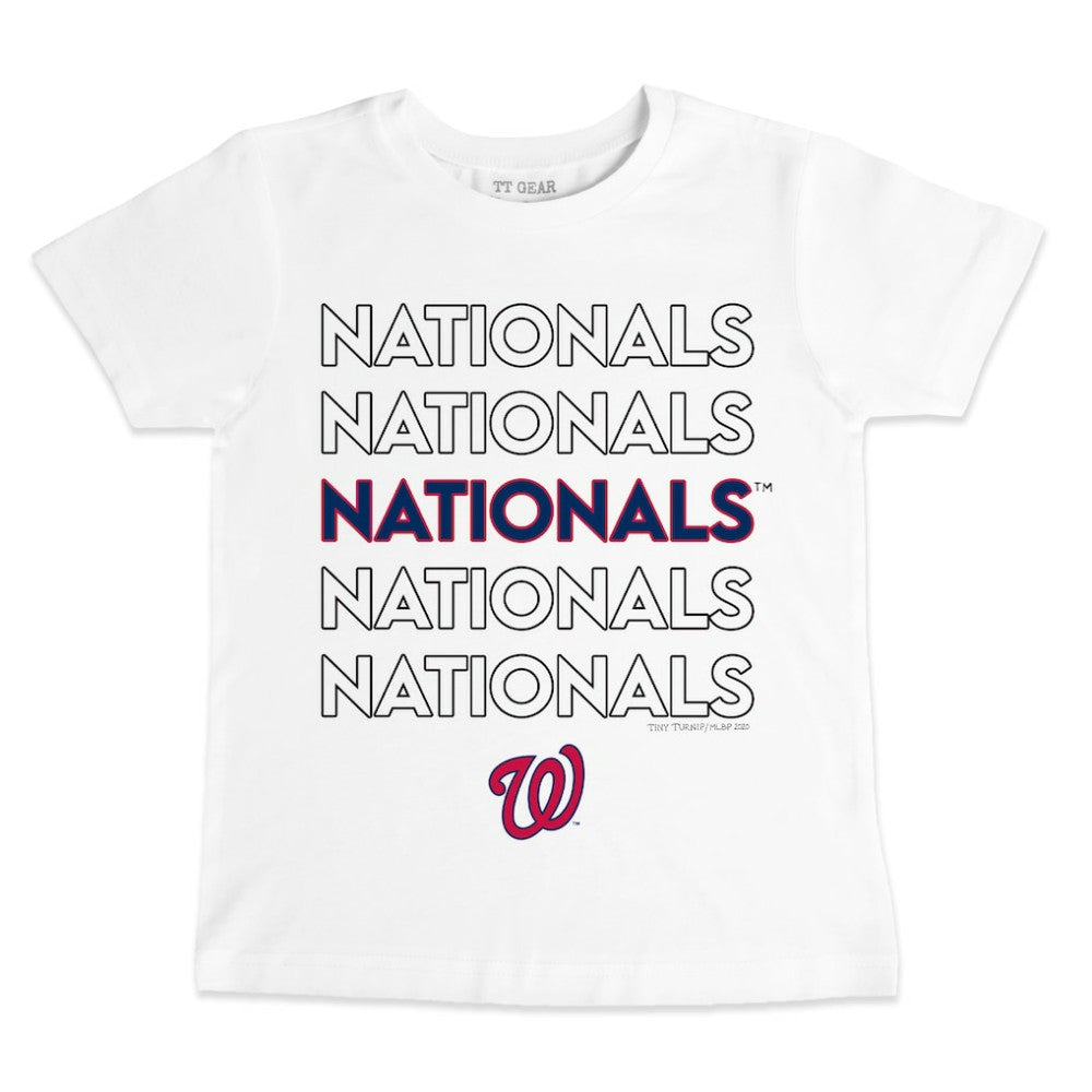 Washington Nationals Tiny Turnip Youth Stacked T-Shirt - MLB T-shirts