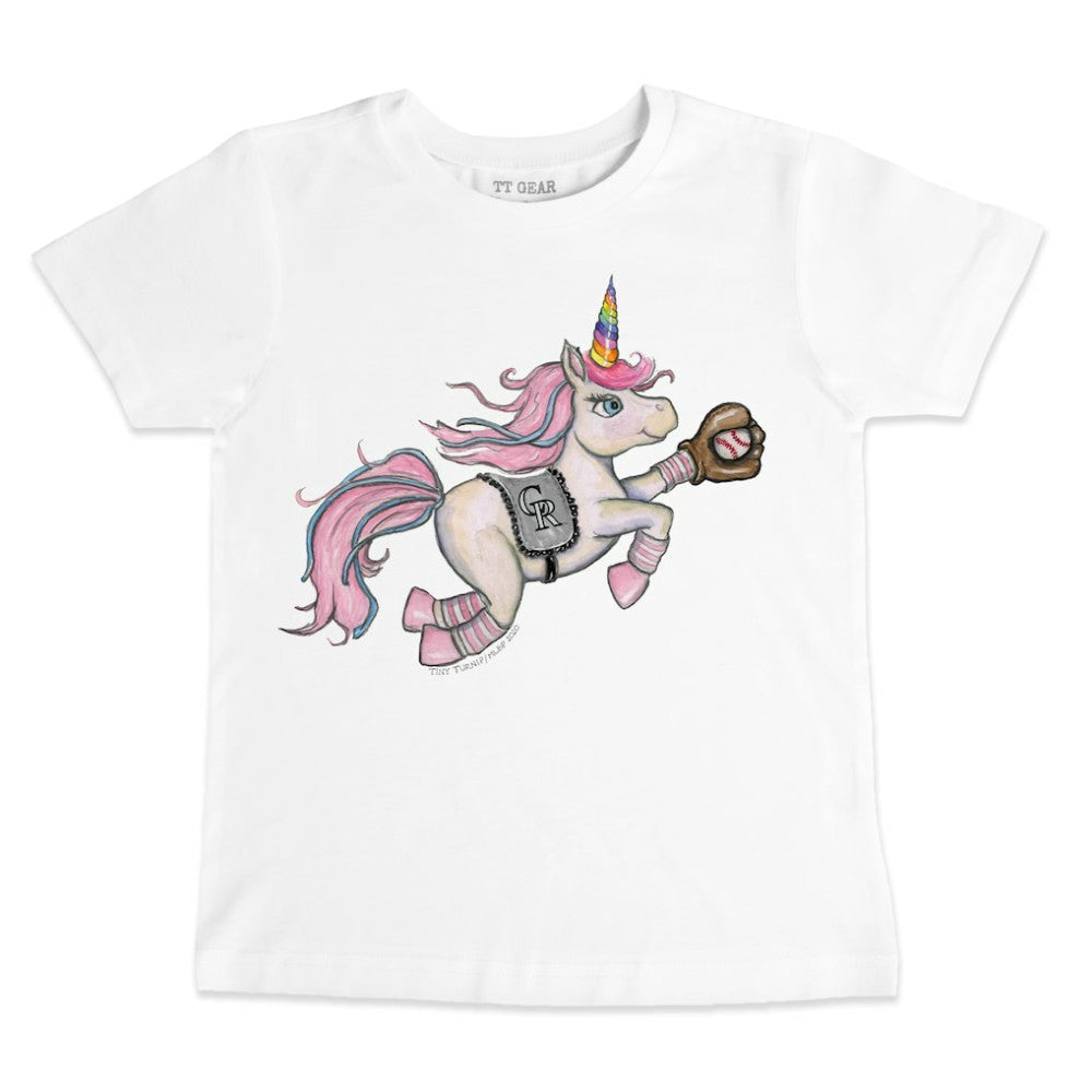 Colorado Rockies Tiny Turnip Youth Unicorn T-Shirt - MLB T-shirts