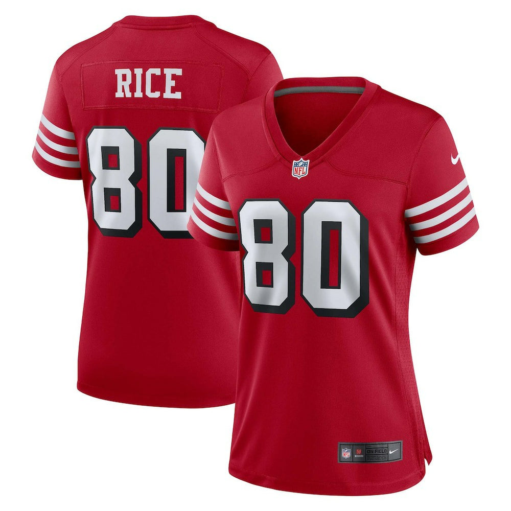 San Francisco 49ers Jerry Rice  Women's Alternate Game Jersey | NFL Outlet