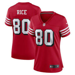 San Francisco 49ers Jerry Rice  Women's Alternate Game Jersey | NFL Outlet