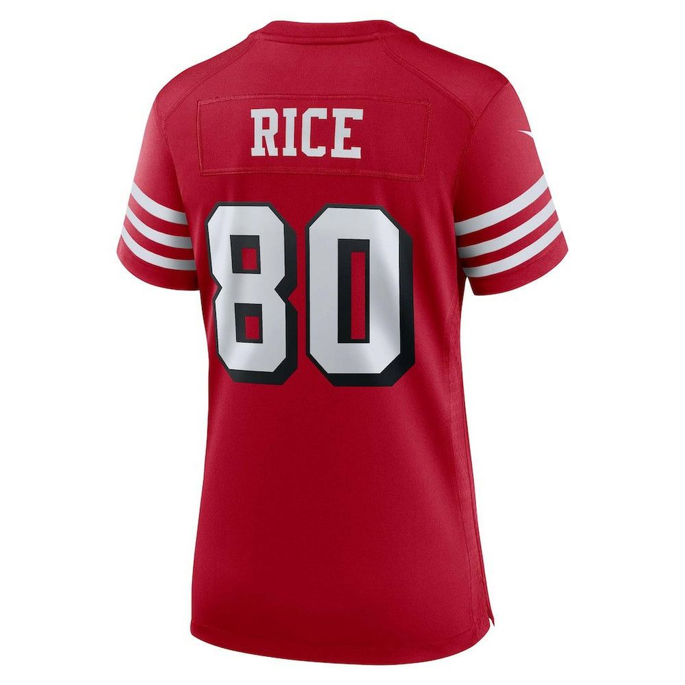 San Francisco 49ers Jerry Rice  Women's Alternate Game Jersey | NFL Outlet