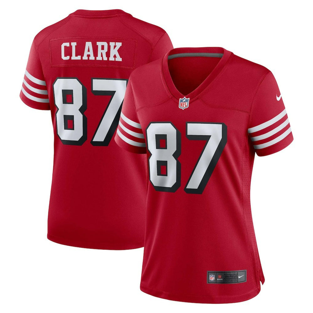 San Francisco 49ers Dwight Clark  Women's Alternate Game Jersey | NFL Discount