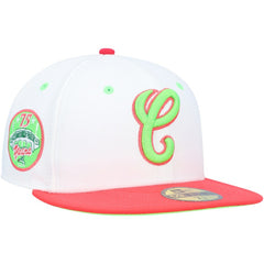 Chicago White Sox New Era Cooperstown Collection Comiskey Park 75th Anniversary Strawberry Lolli 59FIFTY Fitted Hat - MLB Hats