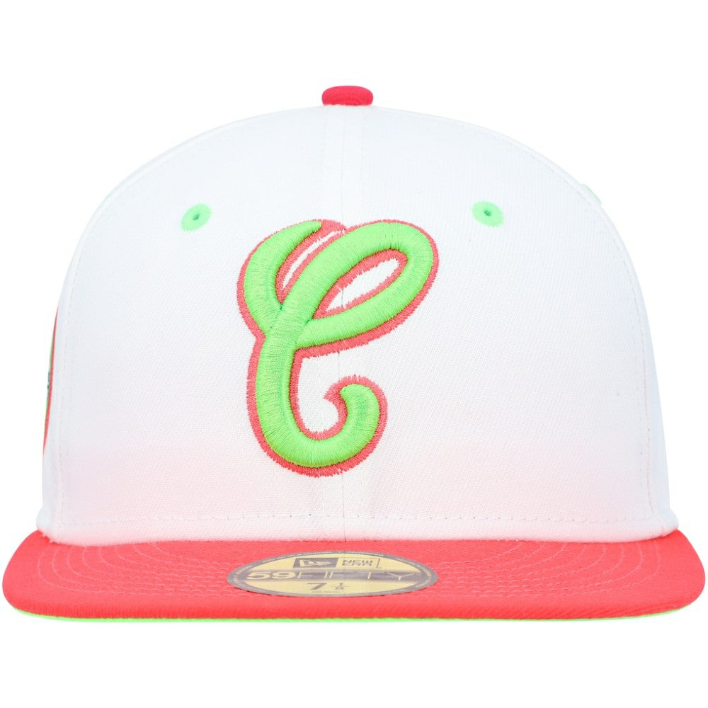 Chicago White Sox New Era Cooperstown Collection Comiskey Park 75th Anniversary Strawberry Lolli 59FIFTY Fitted Hat - MLB Hats
