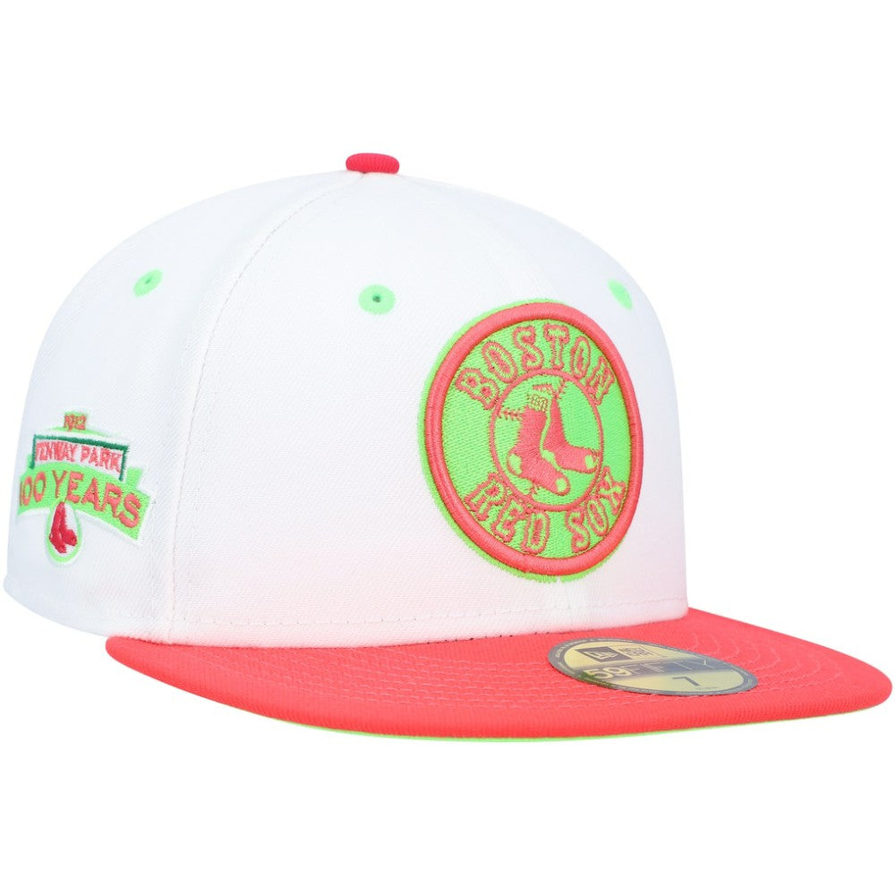 Boston Red Sox New Era  Fenway Park 100th Anniversary  Strawberry Lolli 59FIFTY Fitted Hat - MLB Hats
