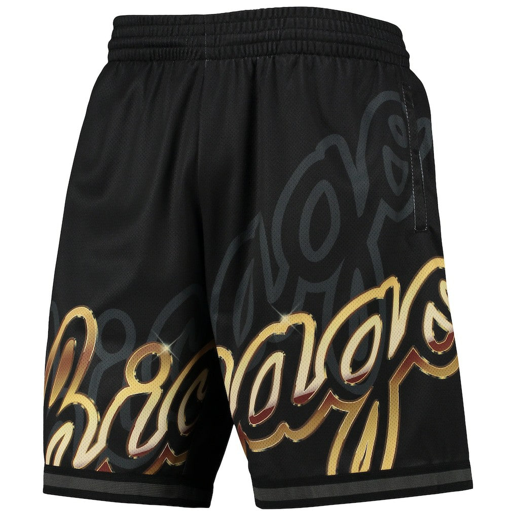 Black Chicago Bulls Big Face 4.0 Fashion Shorts | NBA