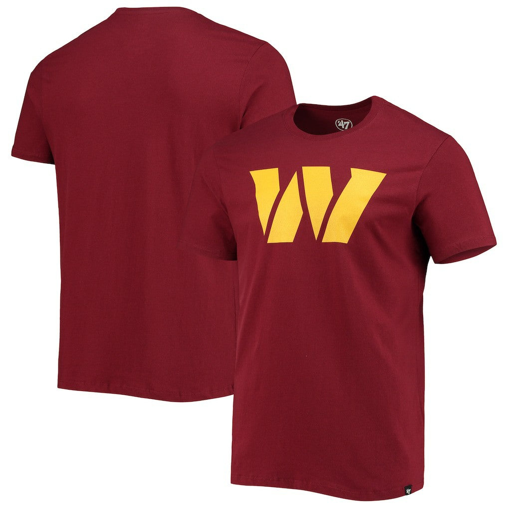 Washington Commanders '47 Logo Imprint Super Rival T-Shirt | NFL On sale
