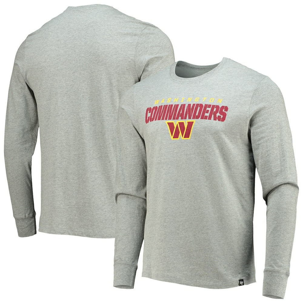 Washington Commanders '47 Traction Super Rival Long Sleeve T-Shirt | NFL Discount