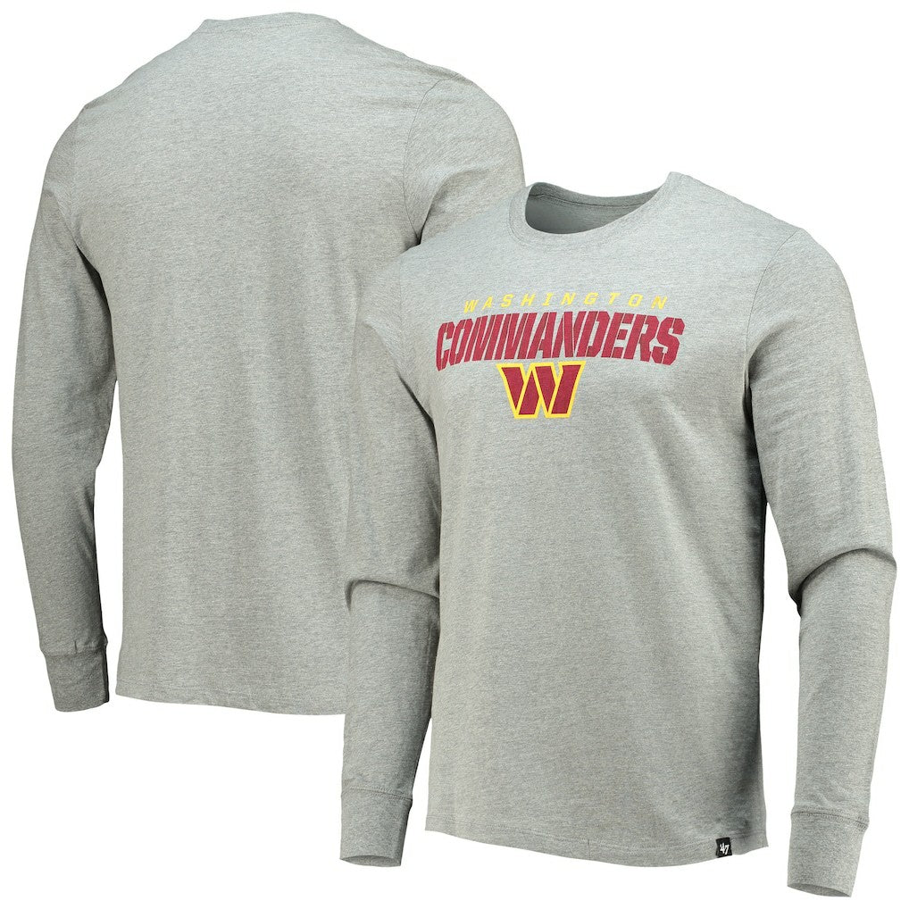 Washington Commanders '47 Traction Super Rival Long Sleeve T-Shirt | NFL Discount