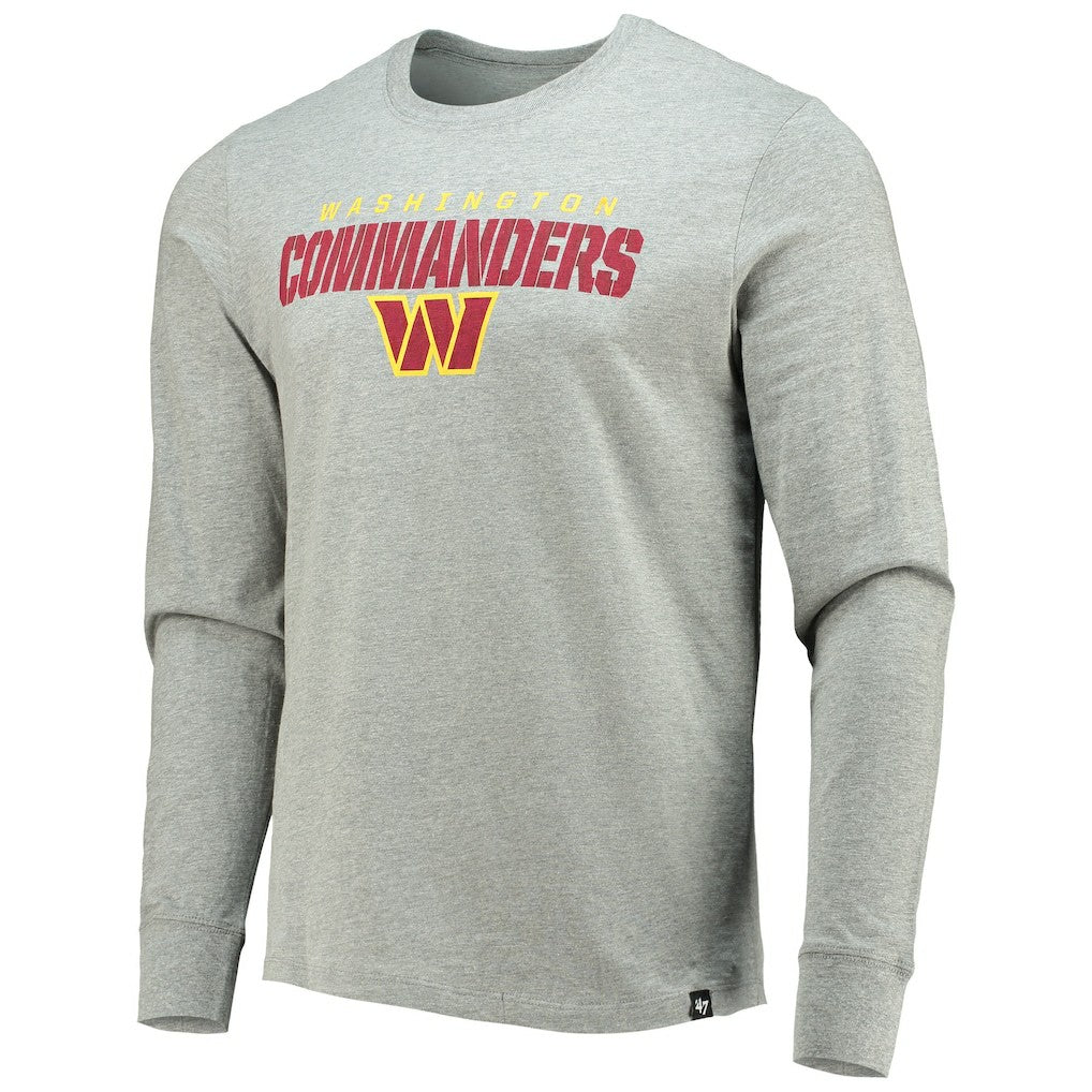 Washington Commanders '47 Traction Super Rival Long Sleeve T-Shirt | NFL Discount