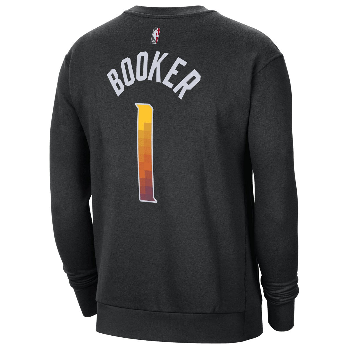 Black Devin Booker Phoenix Suns Jordan Brand Statement Name & Number Pullover Sweatshirt | NBA