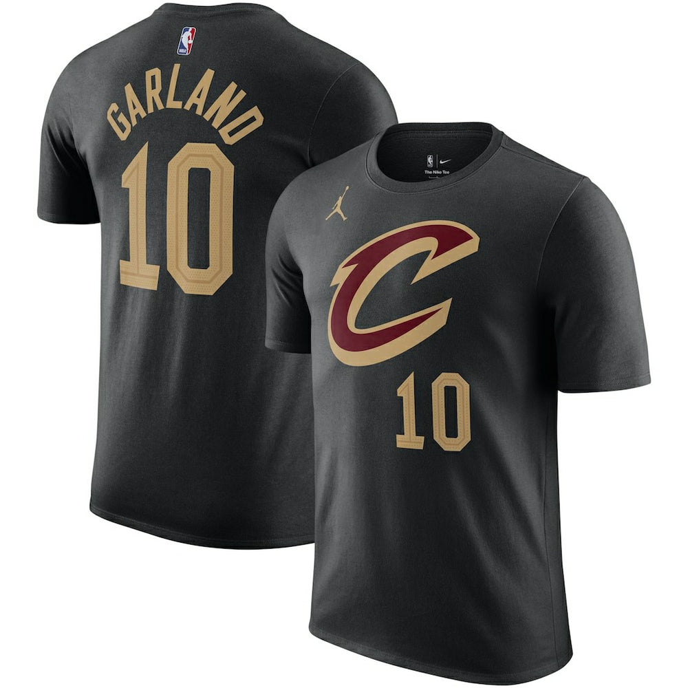 Black Darius Garland Cleveland Cavaliers Jordan Brand 2022/23 Statement Edition Name & Number T-Shirt sale | NBA