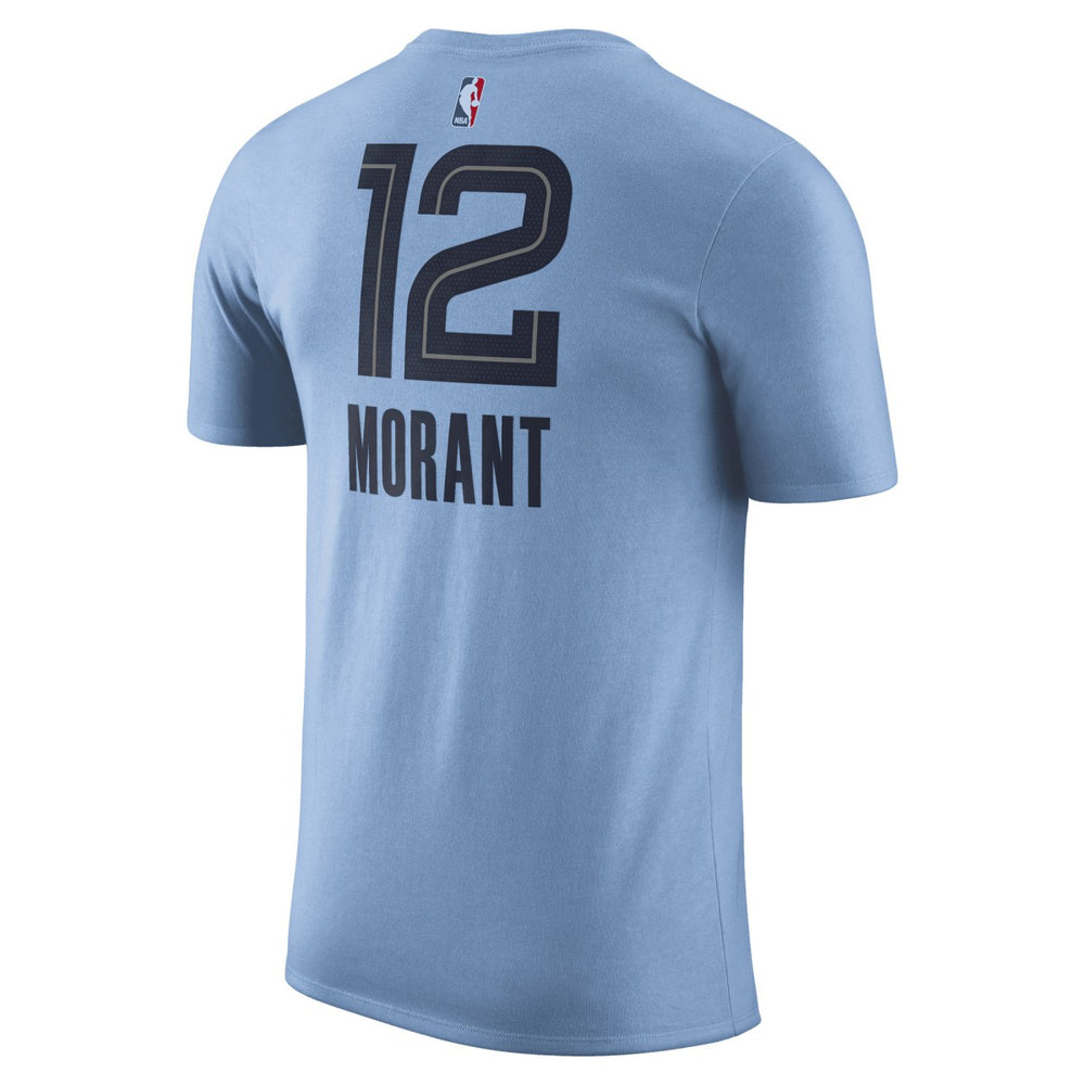 Light Blue Ja Morant Memphis Grizzlies Jordan Brand 2022/23 Statement Edition Name & Number T-Shirt | NBA