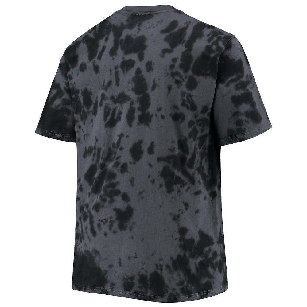Black Brooklyn Nets Big & Tall Marble Dye Tonal Performance T-Shirt | NBA