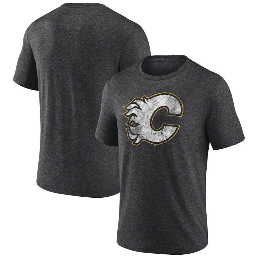 Calgary Flames Wraparound Tri-Blend T-Shirt -  NHL T-shirts