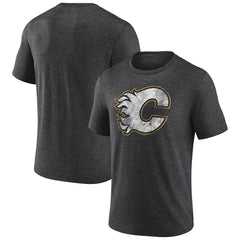 Calgary Flames Wraparound Tri-Blend T-Shirt -  NHL T-shirts