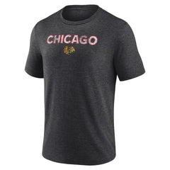 Chicago Blackhawks Wraparound Tri-Blend T-Shirt -  NHL T-shirts