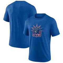 New York Rangers Wraparound Tri-Blend T-Shirt -  NHL T-shirts