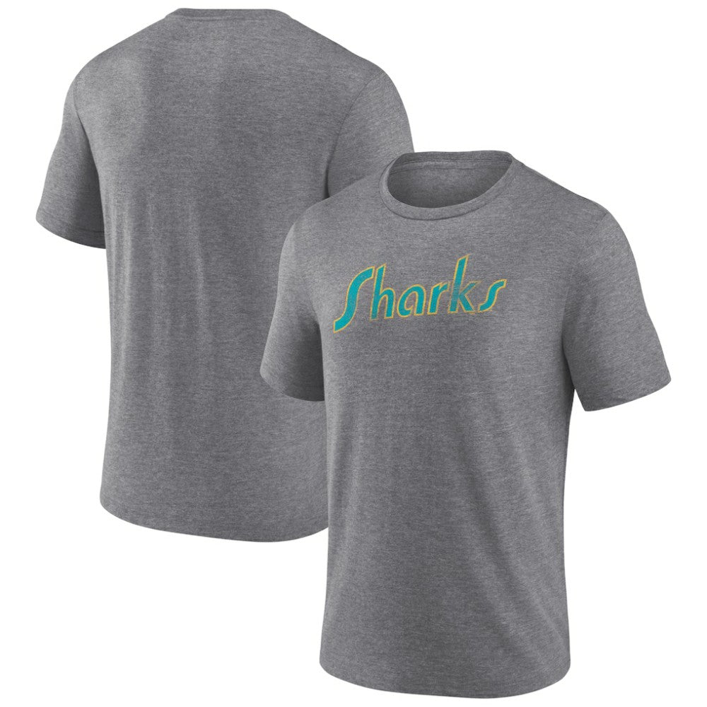 San Jose Sharks Wraparound Tri-Blend T-Shirt -  NHL T-shirts