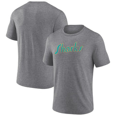 San Jose Sharks Wraparound Tri-Blend T-Shirt -  NHL T-shirts