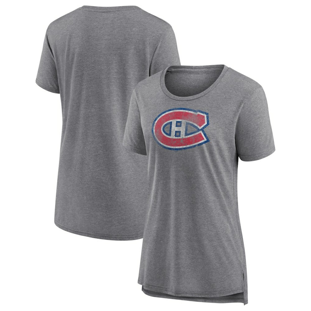 Montreal Canadiens Women's Slow Whistle Tri-Blend T-Shirt -  NHL T-shirts