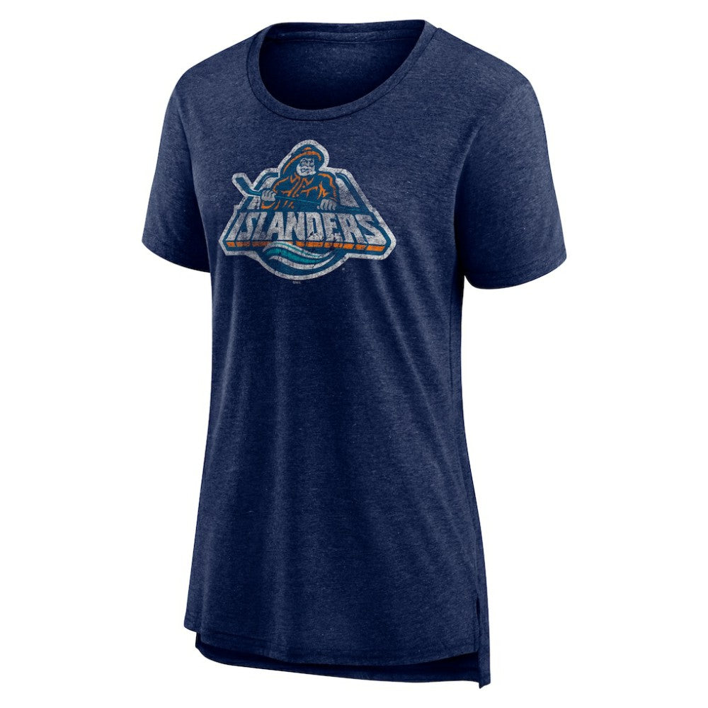 New York Islanders Women's Slow Whistle Tri-Blend T-Shirt -  NHL T-shirts
