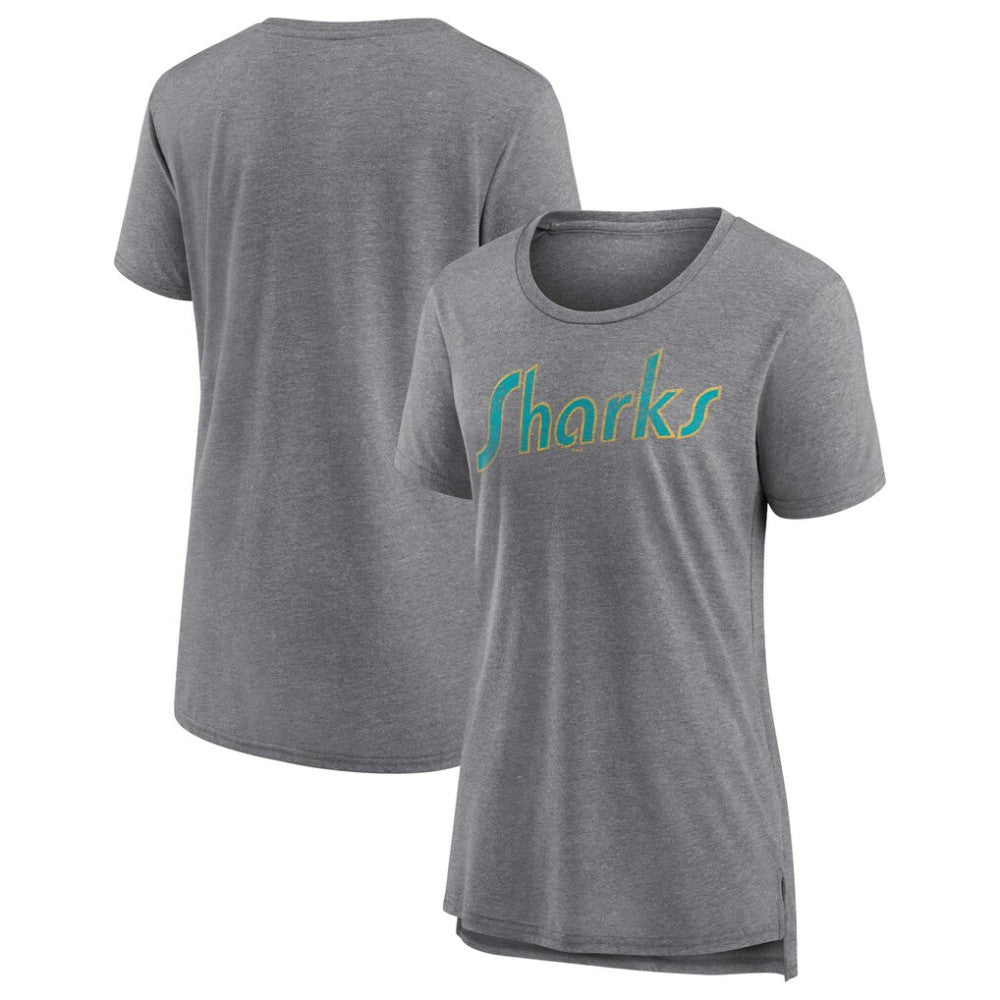 San Jose Sharks Women's Slow Whistle Tri-Blend T-Shirt -  NHL T-shirts