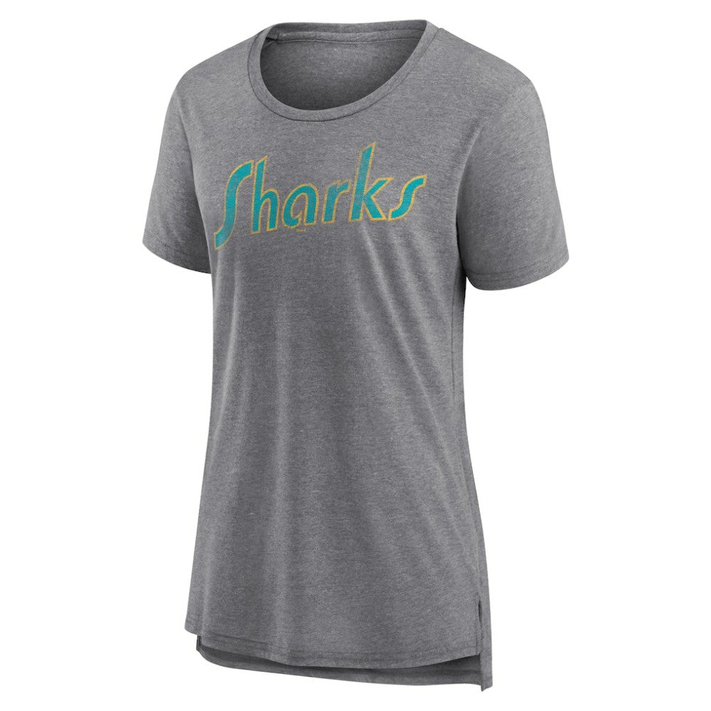 San Jose Sharks Women's Slow Whistle Tri-Blend T-Shirt -  NHL T-shirts