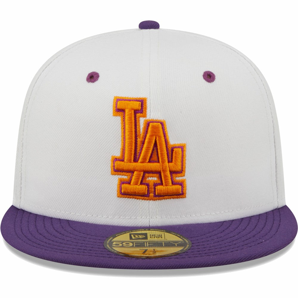 Los Angeles Dodgers New Era 40th Anniversary at Dodger Stadium Grape Lolli 59FIFTY Fitted Hat - MLB Hats