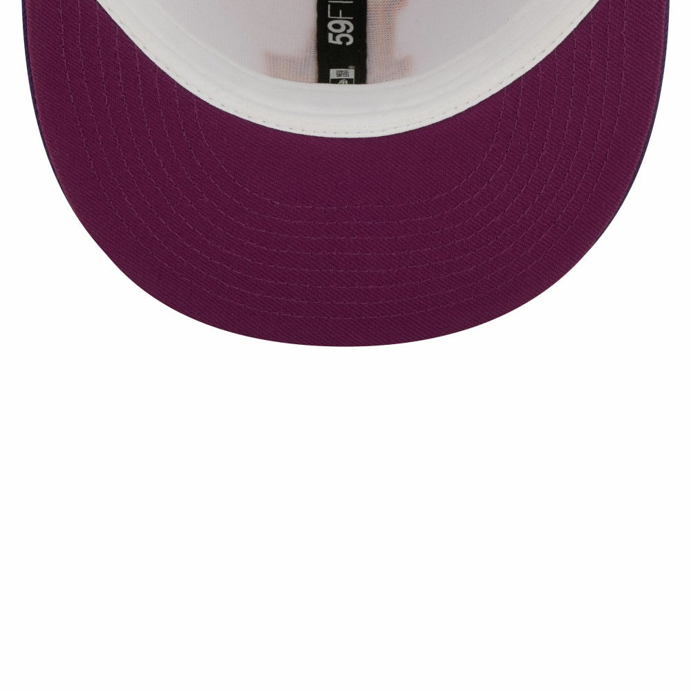 Los Angeles Dodgers New Era 40th Anniversary at Dodger Stadium Grape Lolli 59FIFTY Fitted Hat - MLB Hats