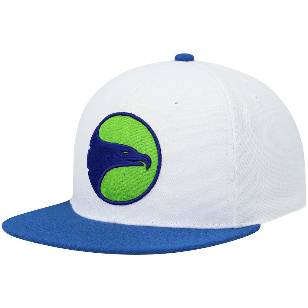 White/Royal Atlanta Hawks Hardwood Classics Snapback Hat | NBA