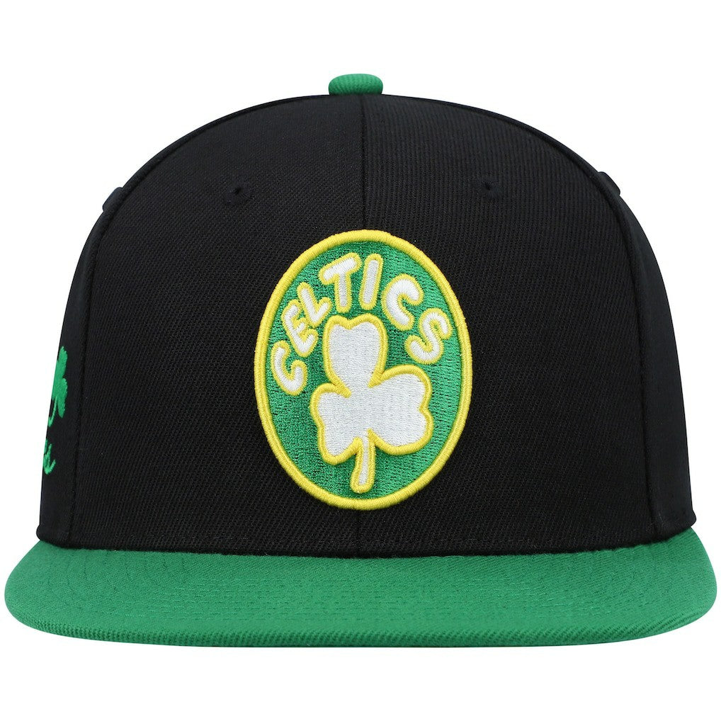 Black/Kelly Green Boston Celtics Hardwood Classics Snapback Hat | NBA